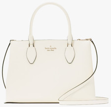 Bolso Cartera Kate Spade Rae Merengue Saffiano KK310 NUEVO CON ETIQUETAS Blanco $399