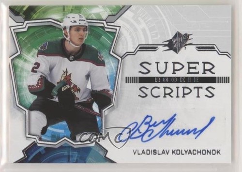 2022-23 SPx Rookie Superscripts Vladislav Kolyachonok #SSR-VK Auto RC