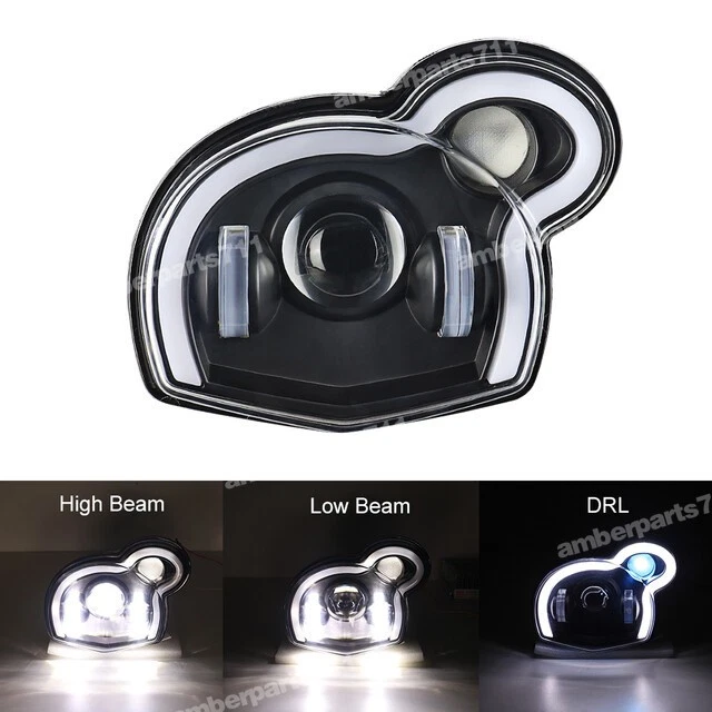 Conjunto de faros LED con haz alto/bajo para BMW G650GS/Sertao R13 2011-2017 Foto 2 de 4