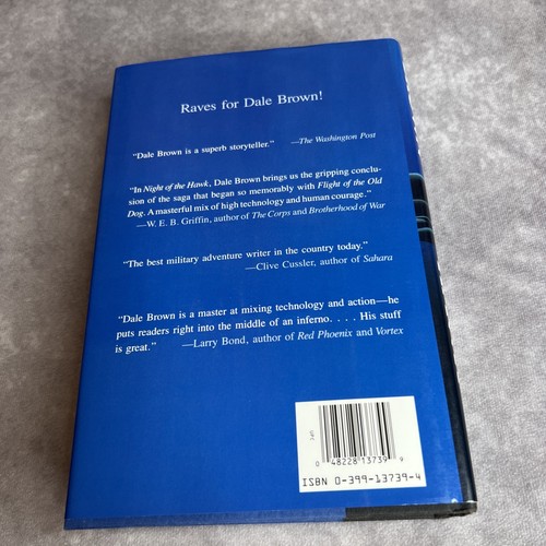 Night of the Hawk by Dale Brown Hardcover 1st Edition 1992 Dust Jacket - Picture 4 of 9