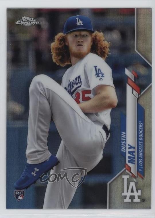 2020 Topps Chrome Refractor Dustin May #176 12g7