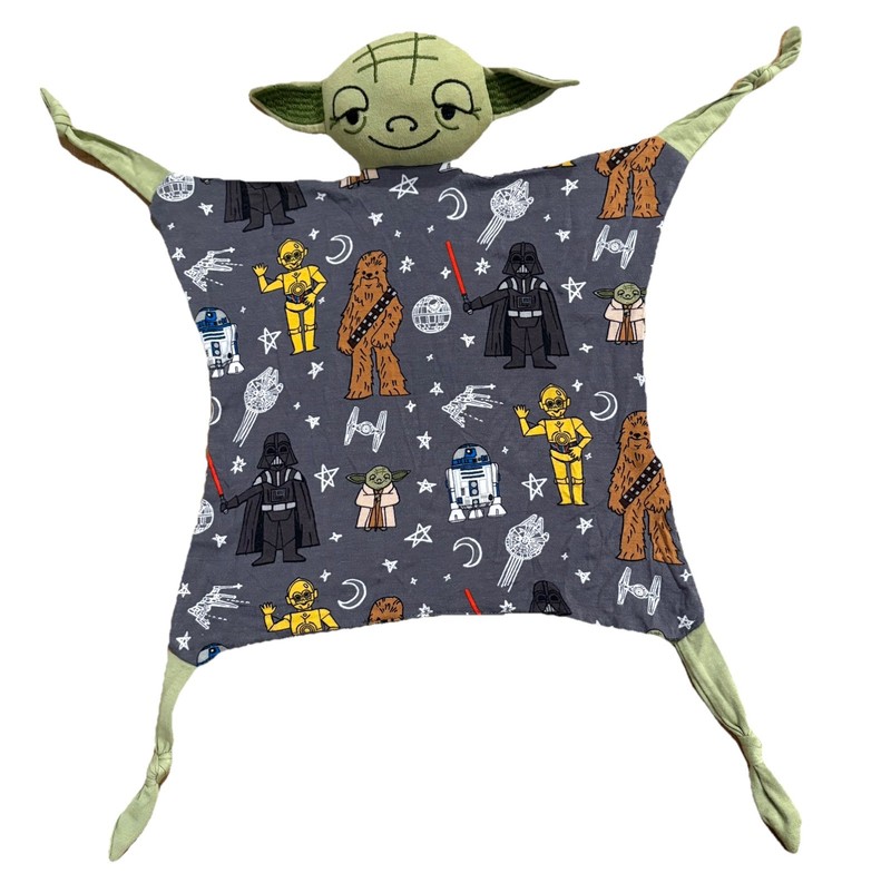 Little Sleepies Classic Star Wars Yoda Lovey Bamboo R2D2 Darth Vader Chewy