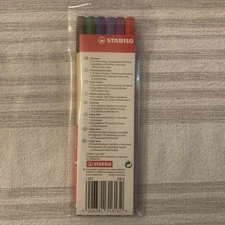 Fineliner - STABILO point 88 - Pack of 6 - Assorted Colours Pack of 6 Assorted C