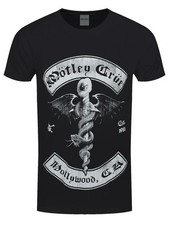 Image of Motley Crue Feelgood Hollywood Revision Mens Black T-Shirt