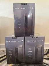 NETGEAR Nighthawk WiFi 7 BE5500 Dual-Band Router RS180 5.5 Gbps 2500 sq ft