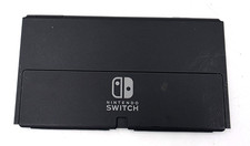 OEM Nintendo Switch OLED Back Cover Plate Replacement with Kickstand - Black