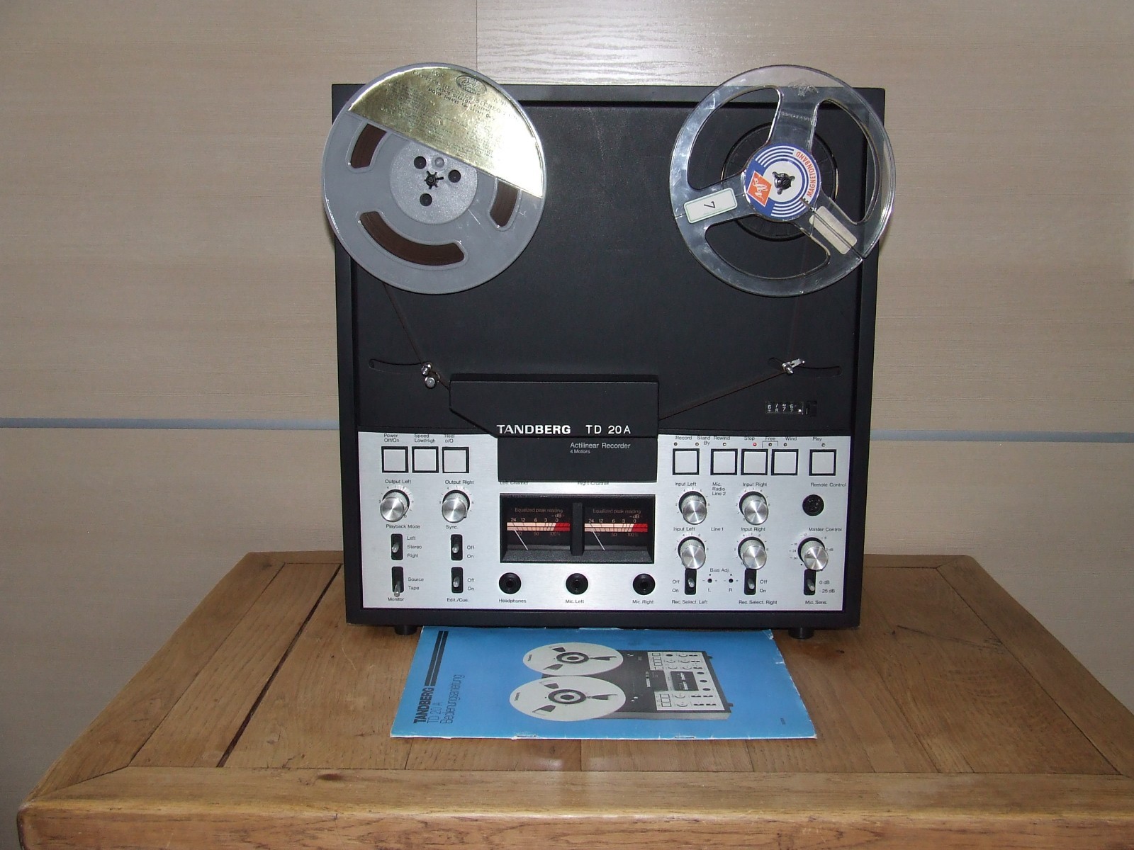 Tandberg TD 20 A, 4-Spur   