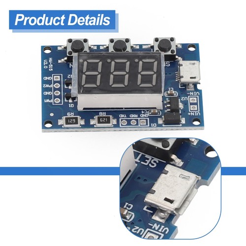 2 Channel Square Wave Generator Module for Duty Cycle and Frequency Control - Photo 9/12