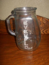 VTG RETRO HTF UNIQUE EVENFLO BABY FORMULA GLASS  MIXER PITCHER