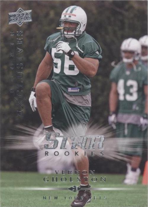 2008 Upper Deck Rookie Exclusives Vernon Gholston #RE60 - 1 of 2