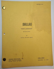 DALLAS / Arthur Bernard Lewis 1983 TV Script, Larry Hagman 