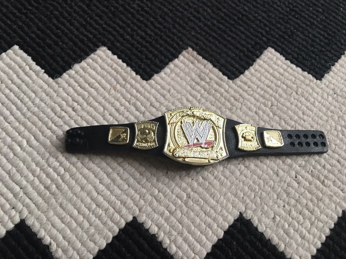 ELITE WWE SPINNER CHAMPIONSHIP BELT for WRESTLING FIGURE TITLE MATTEL JOHN  CENA
