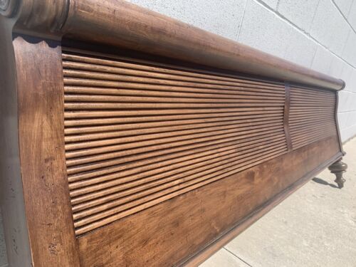 Ethan Allen British Classics Cal King KINGSTON Sleigh Bed RARE #366 Brownstone - Picture 3 of 20