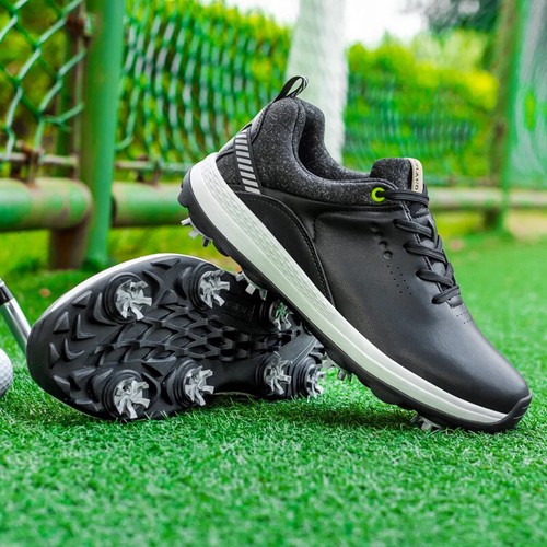 Profi Herren Golfschuhe Spikes Golf Turnschuhe Schuhe Outdoor Turnschuhe - Bild 9 von 26