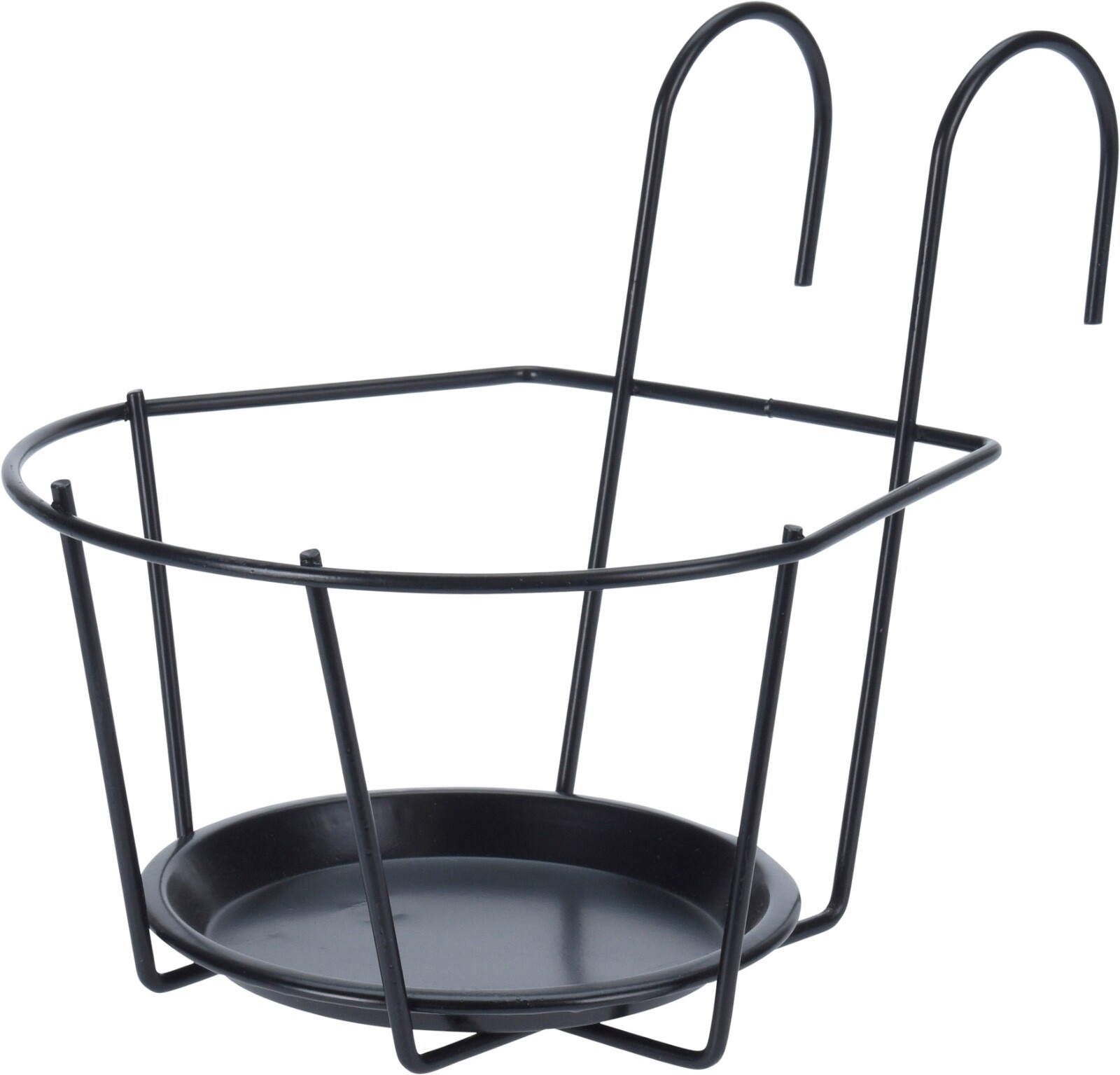 Metal Hanging Plant Pot Stand Holder Indoor Garden Balcony Wall Flower