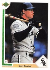 1991 Upper Deck Cory Snyder Chicago White Sox #724