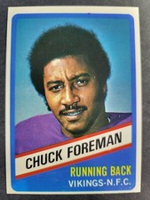 Chuck Foreman 1976 Topps Wonder Bread #2 Football Minnesota Vikings