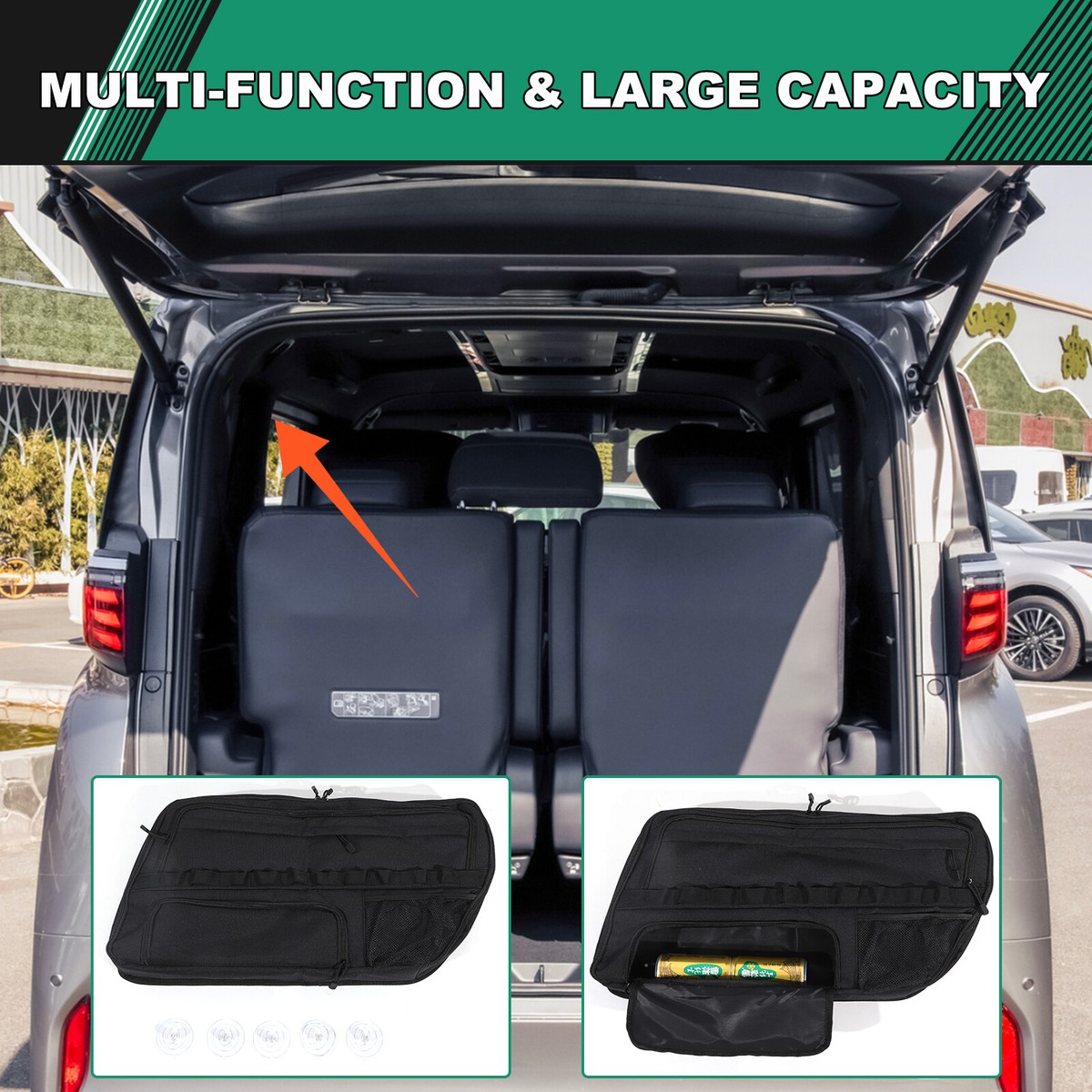 For Toyota Alphard 2011-2024 Rear Black Trunk Left Side Window