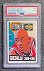 1994 Collector's Choice Michael Jordan Checklist #358-420 Chicago PSA 9 MINT