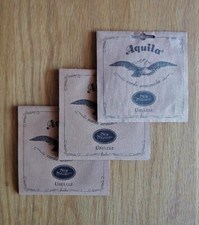 AQUILA Baritone Ukulele Strings 21U  E B G D  X 3 SETS