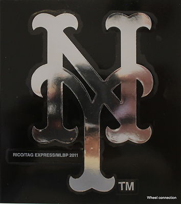 Ny Mets Rear Window Graphics New York Mets MLB Vinyl Window Decal Chrome Baseball Logo Licensed ...