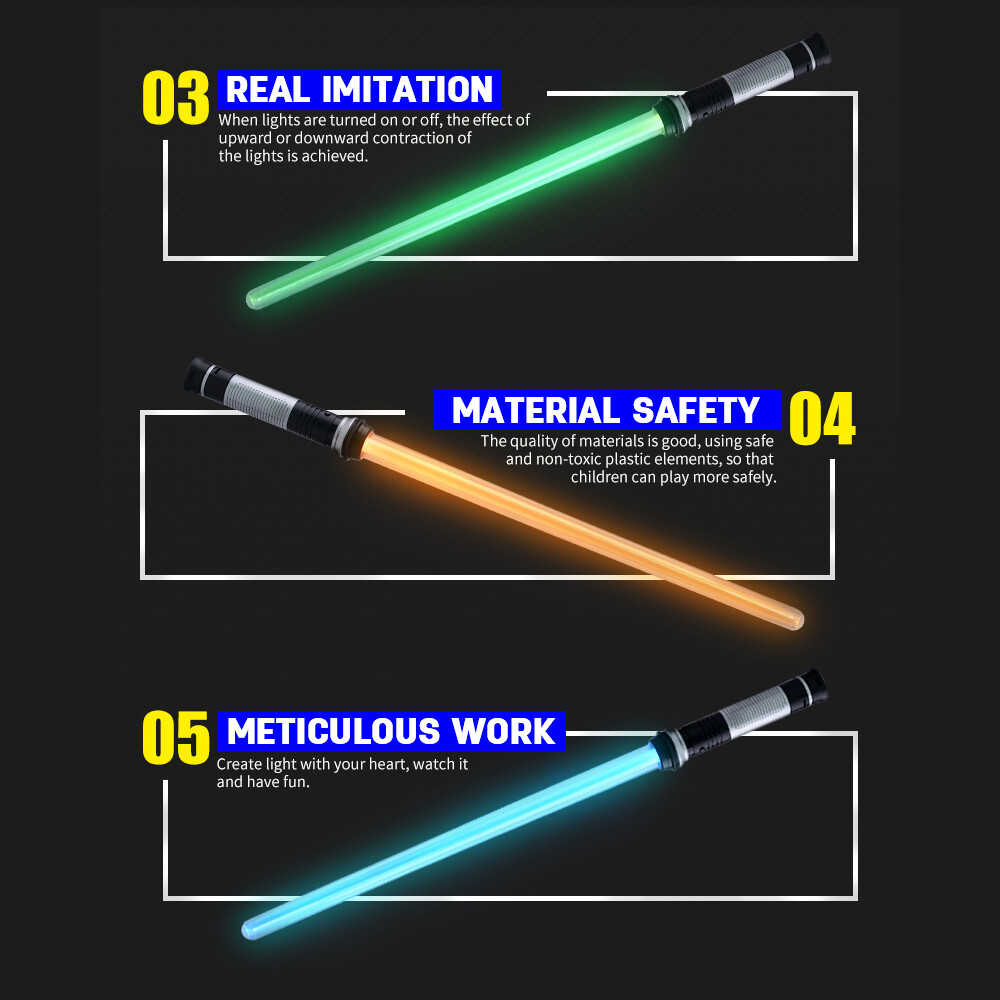 SOARFLY Laserschwert 2-in-1 Kinder - Mit Sound & Licht Für Cosplay