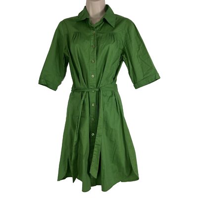 Vintage Ady Gluck-Frankel Necessary Objects Dress Women's Medium Belted Sheath