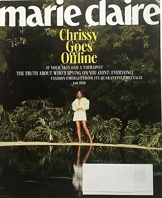 CHRISSY TEIGEN Fall 2020 MARIE CLAIRE Magazine JANET MOCK / GRACE BOL