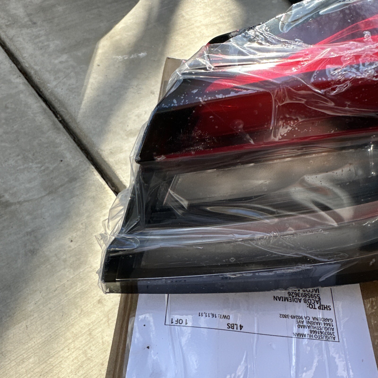 2021 2022 Maserati Ghibli Tail Light Right Side
