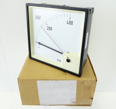Drehspulinstrument Wattmeter DEIF DQ144-x Leistungsmesser -40...0...400kW Typ D