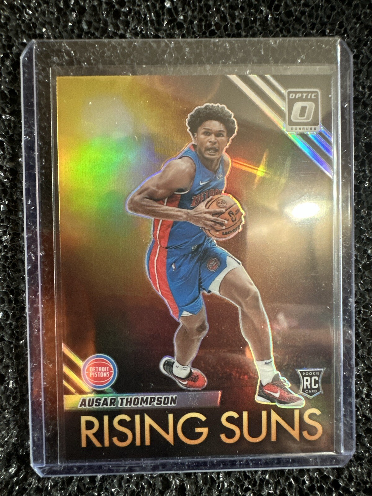 2023 Donruss Optic Holo Rising Suns Ausar Thompson RC DETROIT PISTONS
