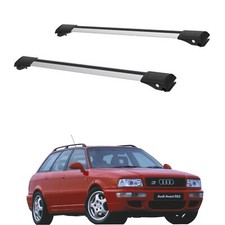Roof Rack Cross Bars Set To Fit Audi Rs2 Avant 1994-1996 Gray Set