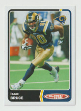 2003 Topps Total Football #301 Isaac Bruce - St. Louis Rams