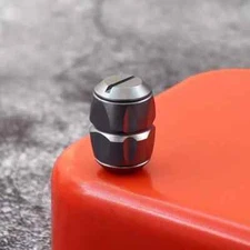 Titanium Alloy Knife Lanyard Bead Paracord End Pendant EDC Charm DIY Zip Pull