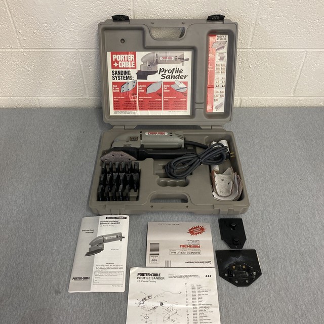 Porter Cable 444vs Profile Sander Kit 444 Variable Speed Detail Molding Set for sale online | eBay