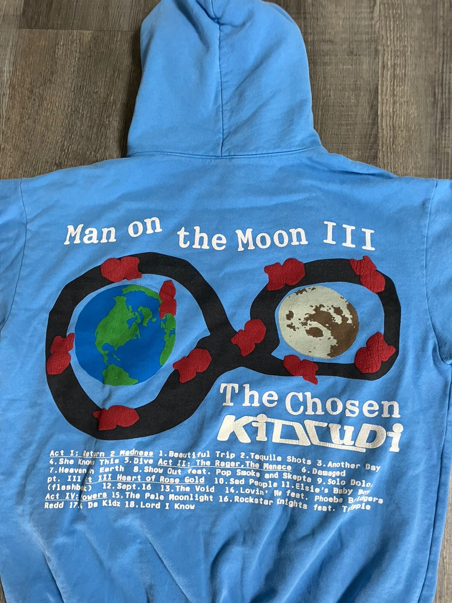 Man On The Moon III MOTM Kid Cudi Hoodie Sweatshirt Men's Lg Man On The Moon III MOTM Kid Cudi Hoodie Sweatshirt Men's Lg