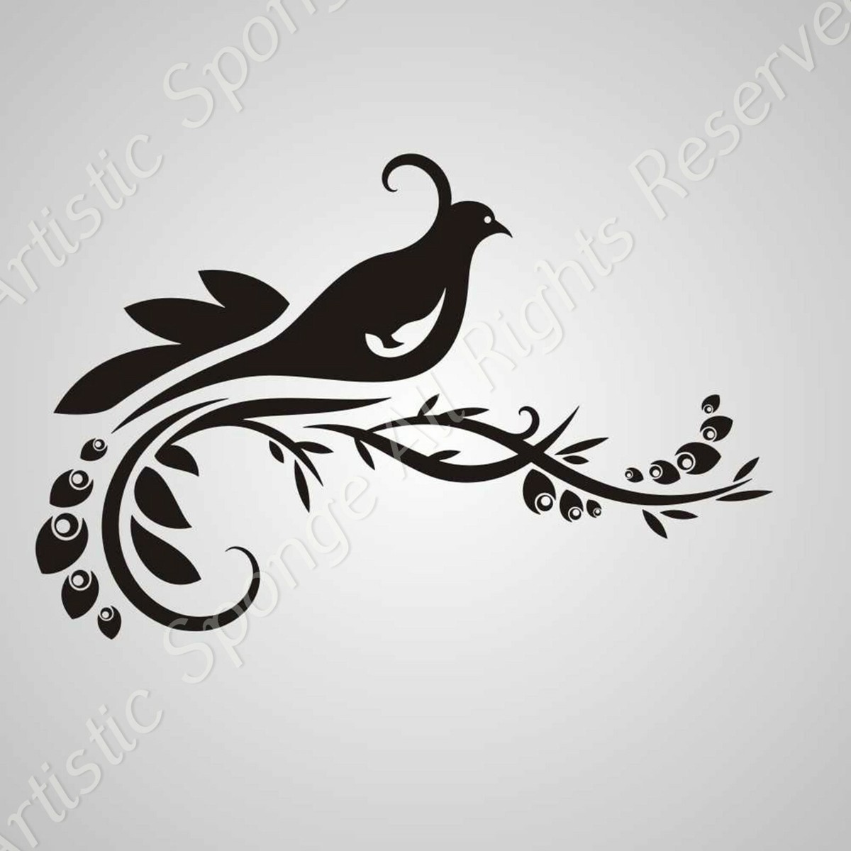 画材 Peacockesque Amazon.com : GSS Designs Peacock Stencil - Reusable Stencils