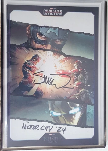 CAPTAIN AMERICA COLD WAR ALPHA #1 CVR F SIGNED STEVE MCNIVEN NO COA