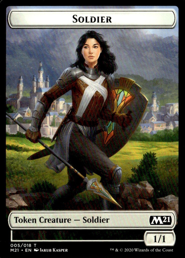 2020 Core Set 2021 Tokens Soldier Token/Common #5