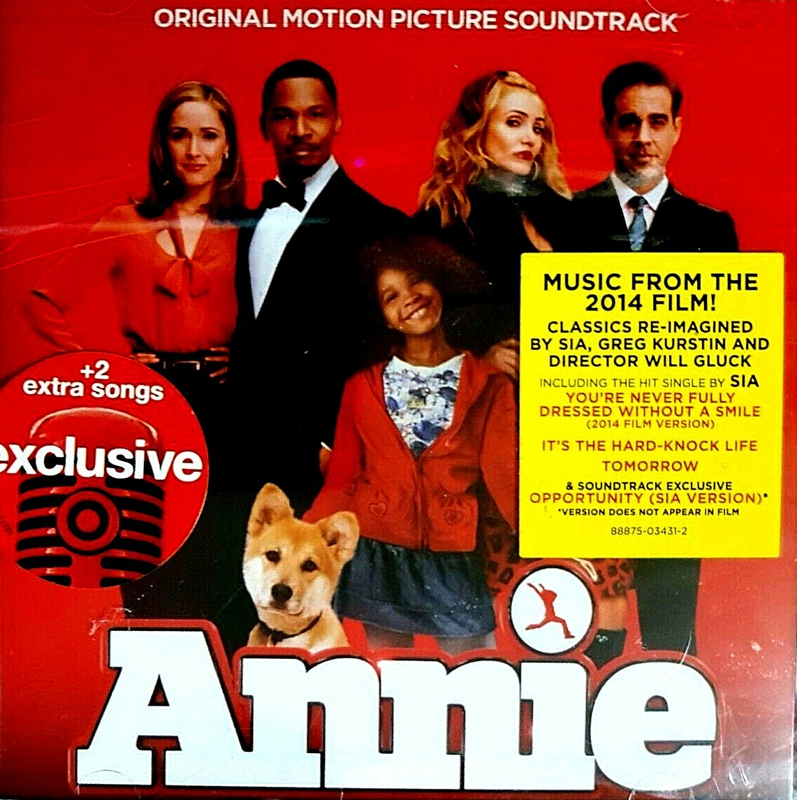 ANNIE- (Original Motion Picture Soundtrack) (CD, 2014) Various 