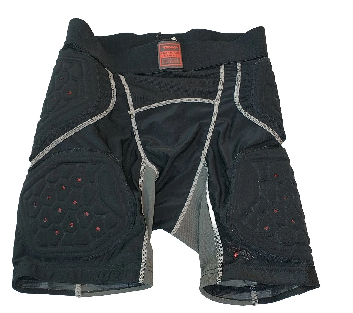 Compression shorts with fly opening shop