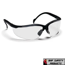 PYRAMEX VENTURE II SAFETY GLASSES CLEAR LENS SHOOTING RANGE EYEWEAR SB1810S Z87+