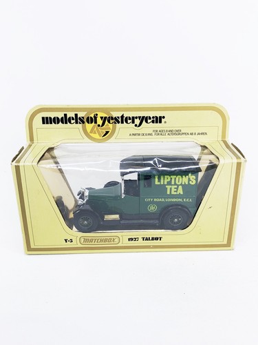 Matchbox Models of Yesteryear 1927 Talbot Green Lipton's Tea DIECAST Car - Picture 2 of 6