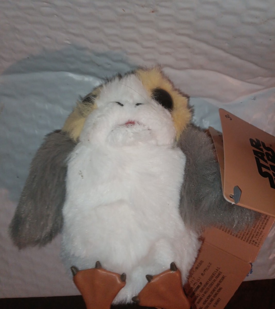 STAR WARS Toddler Porg 肩乗せぬいぐるみ Disney Star Wars Galaxy Edge Toddler Porg Talking Mini