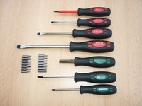 BrüDer Mannesmann Schraubendreher Set 21-Tlg 1190-21 Chrom Vanadium Klingen