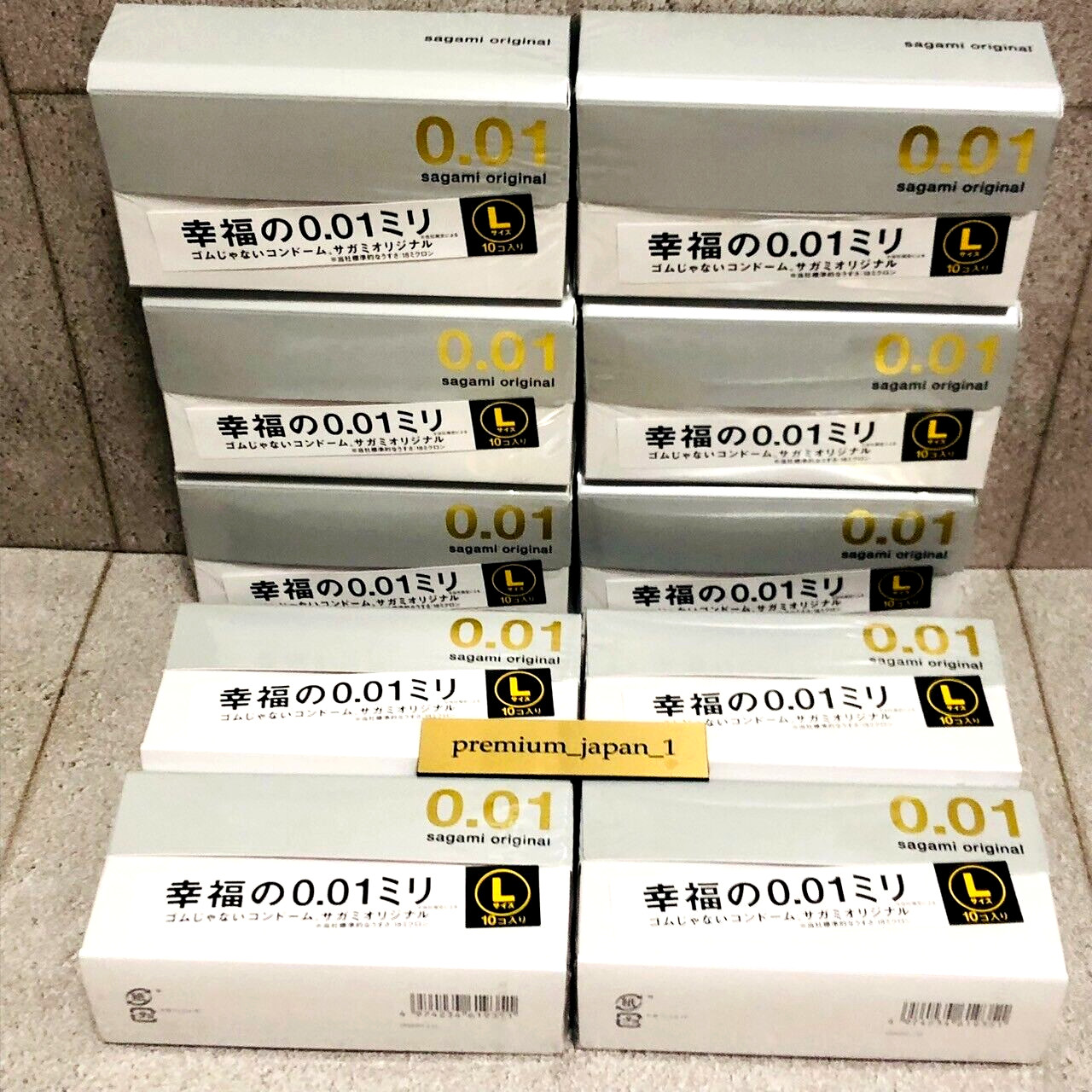 10boxen (100 stücke) Sagami Original 001 L Größe 10 stücke Ultra Dünne…