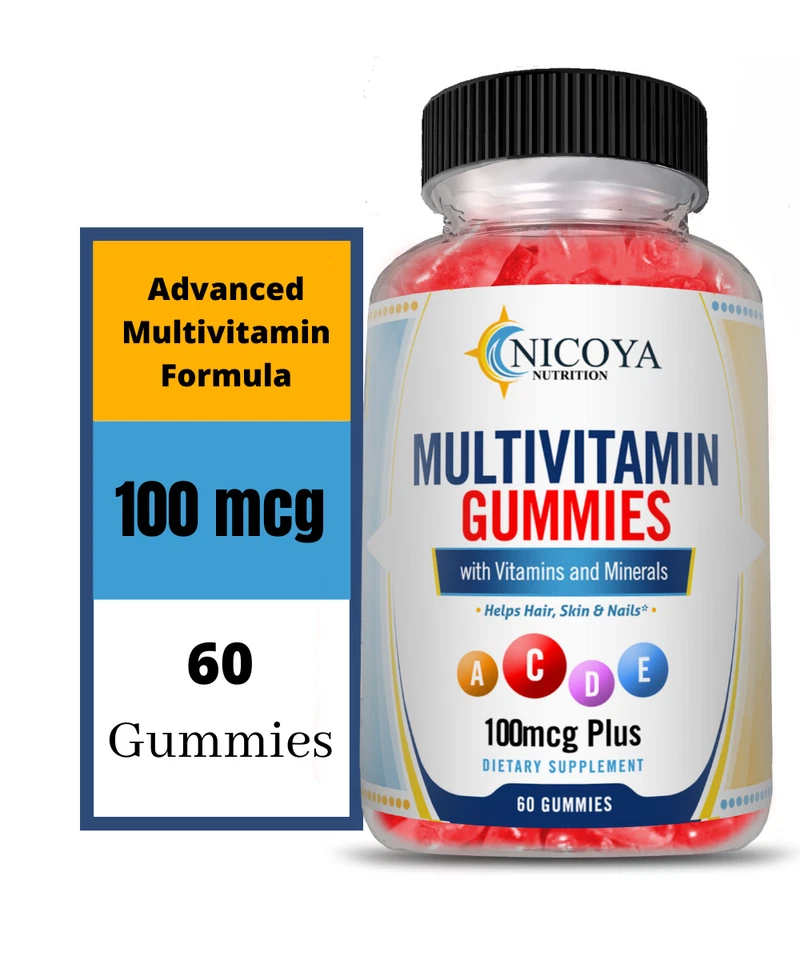 Family MultiVitamin Gummy 100mcg | Biotina, Vitamina A, C y E, Zinc y Vitamina B-12 Foto 3 de 4