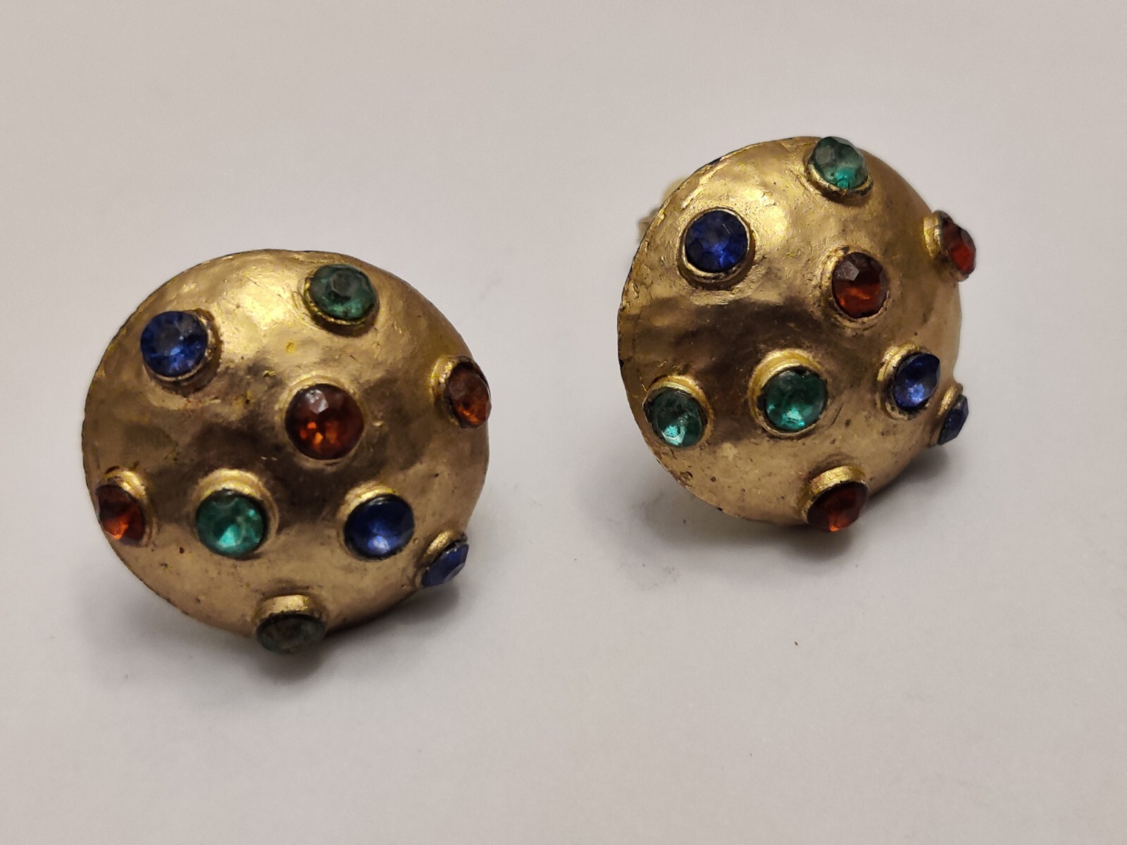 Atomic Space Age Sputnik Earrings Multicolored St… - image 8