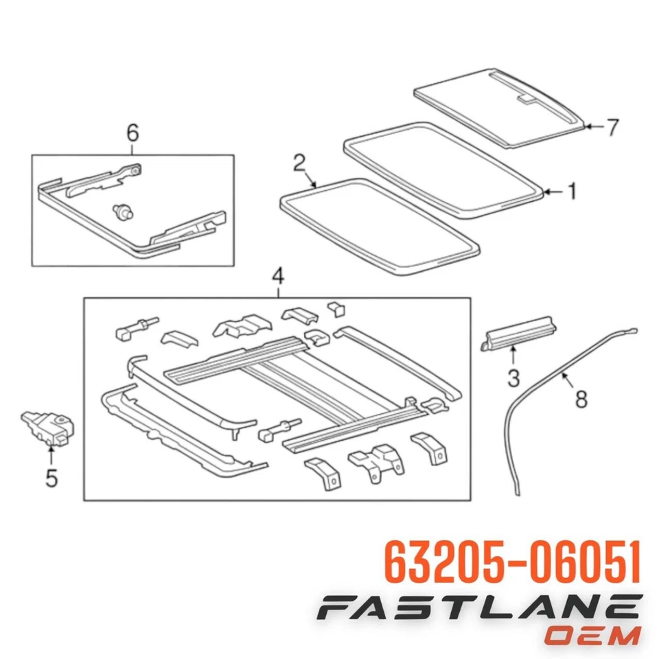 2016-2018 LEXUS ES300H/ES350 КАБЕЛЬ ПРИВОДА НОВЫЙ OEM 63205-06051 - Изображение 4 из 4