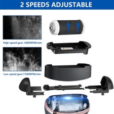 Electric Foot File Grinder Dead Hard Skin Callus Remover Feet Pedicure Tool Set - Additional Image 3